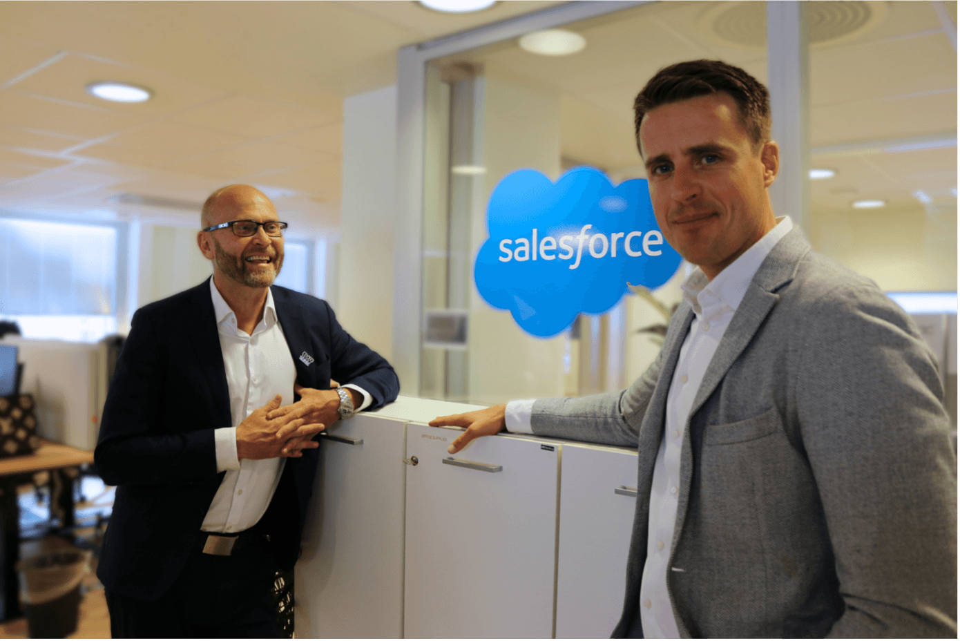 Salesforce Christen Seeberg ja Johan Persson
